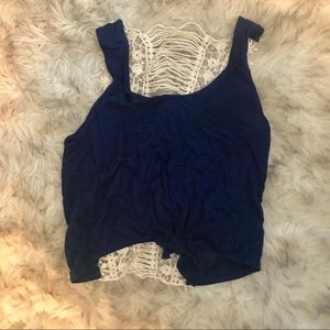 charlotte Russe Tank top, open back